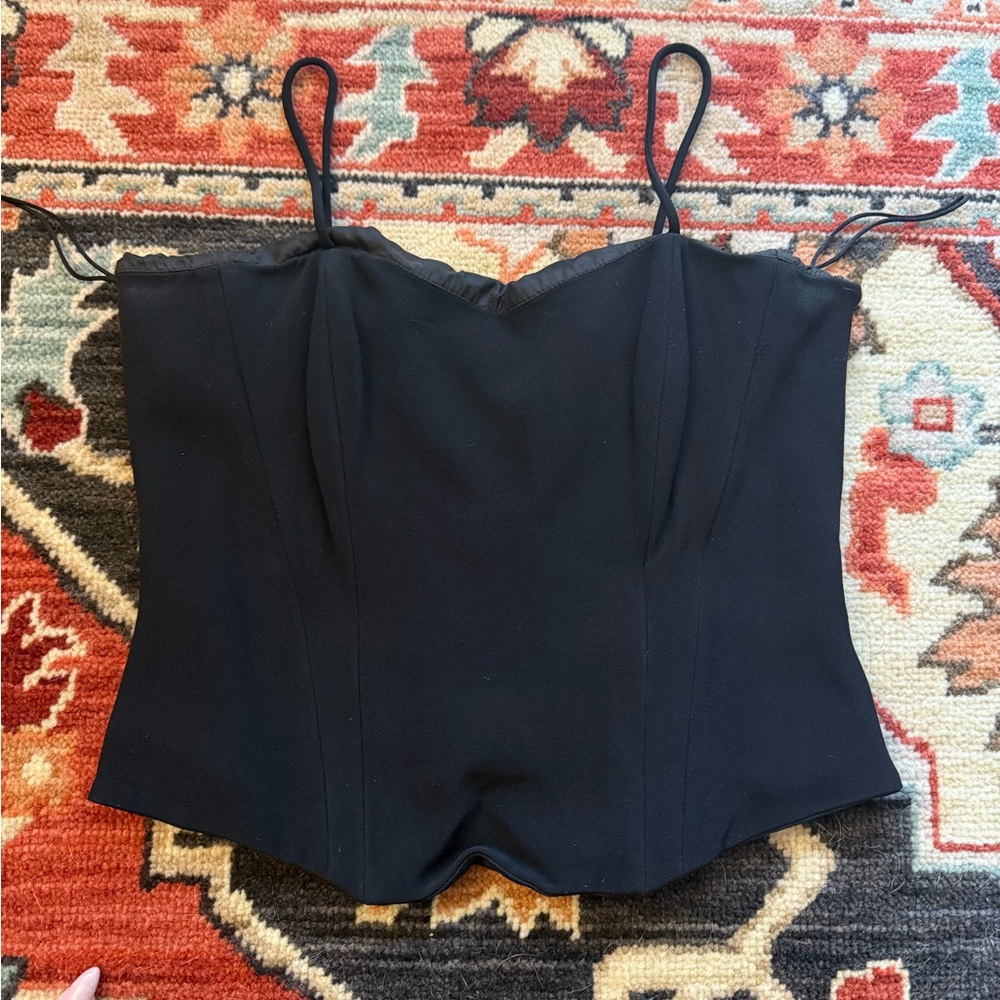 Vintage Moschino Cheap and Chic black corset - Picture 1 of 4